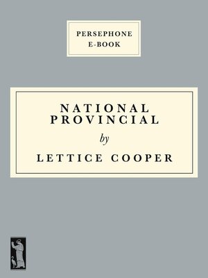cover image of National Provincial